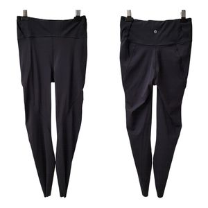 Lululemon Black 25" Legging with Belt Loops Size 6